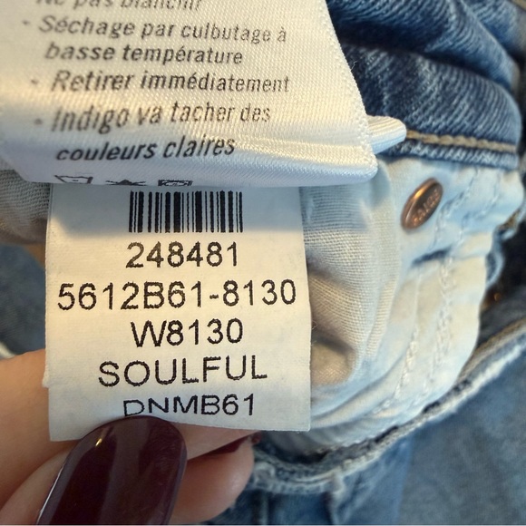 Paige Aneesa High Rise Wide Leg Cropped Jeans in Soulful size 29 - Picture 10 of 15